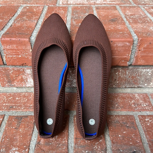 Frank Mully Women's Pointed Toe Slip on Ballet Style Knit Dress Shoes Size 7 - Picture 5 of 6